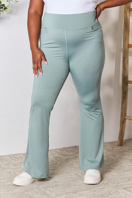 Plus Size Sage Wide Leg Pant (Sage)